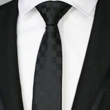 Plaids Jacquard Cravat Skinny 6CM Men's Ties