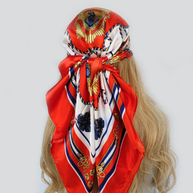 Bandanna Silk Muffler Scarf