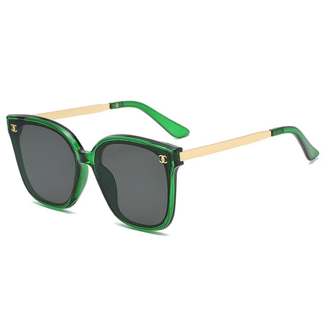 Retro Square Rivets Sunglasses