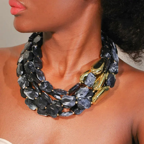 Luxury Retro Multi-layer Beaded Necklace