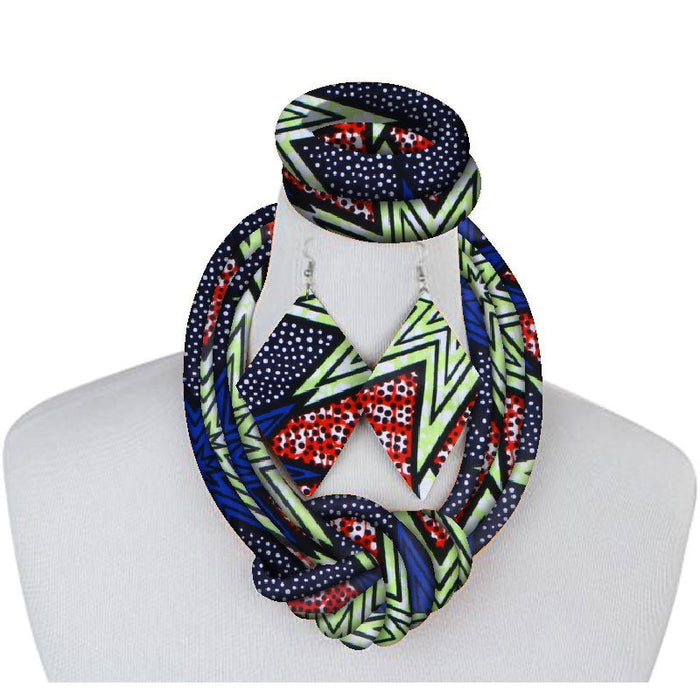 African Rope Necklace Set
