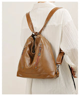 Multifunctional Soft Leather Bag