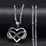 Elegant Crystal Heart Necklace