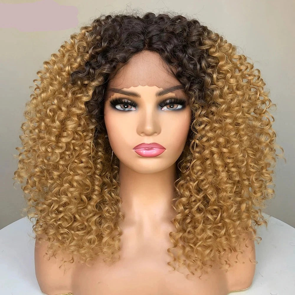 Kinky Curly Bob Synthetic Wig