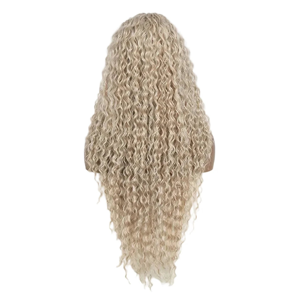 Back of 30 Inch Noble Hair Long Wavy Synthetic Lace Wig