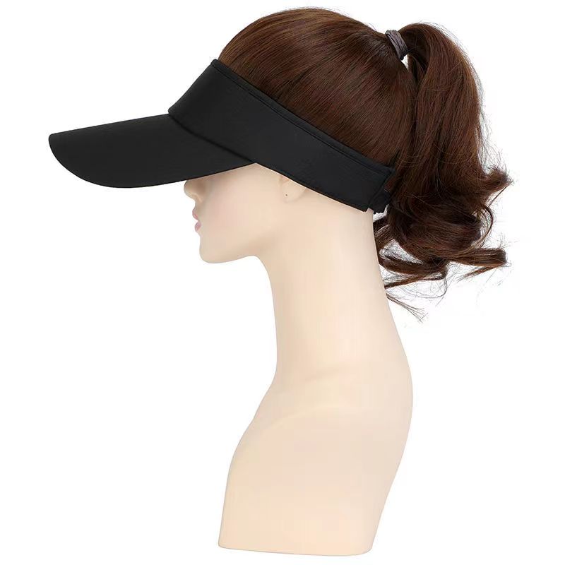 Long Wave Ponytail With Hat Hair Wig
