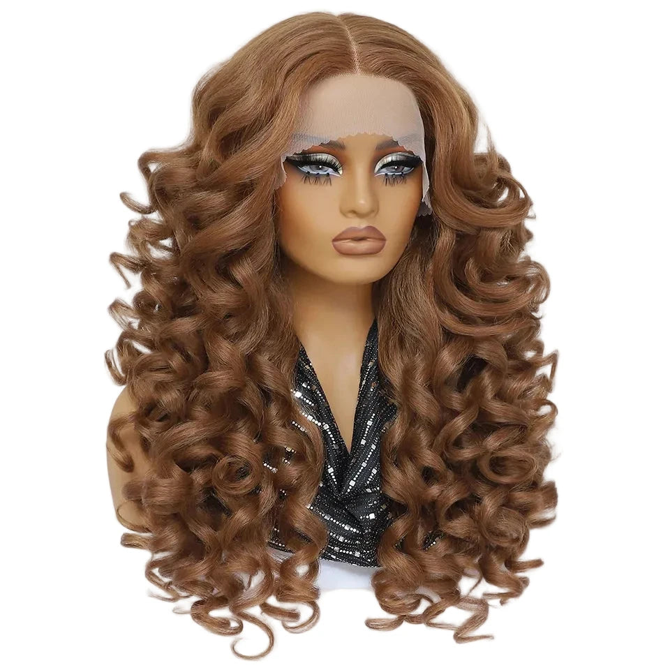 HD Curly Pre Plucked 13X5X1 Latisha Synthetic Wigs