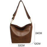 Luxury Leather Tote Handbag