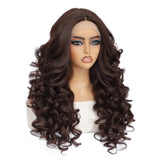 Light Black HD Curly Pre Plucked 13X5X1 Latisha Synthetic Wigs