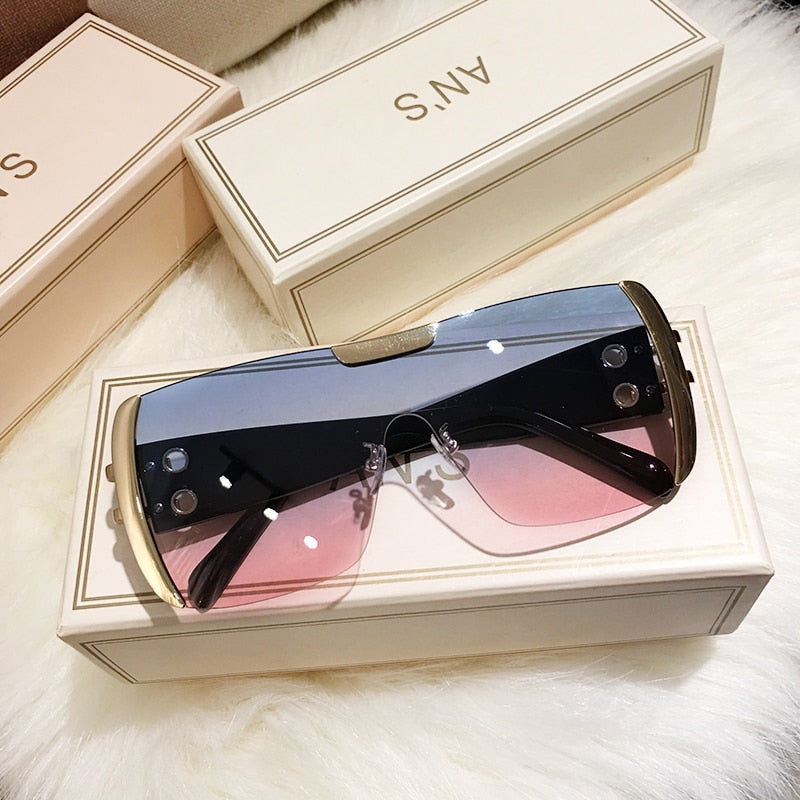 High-Quality Rimless Sunglasses