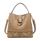 Crocodile Soft Leather Handbag