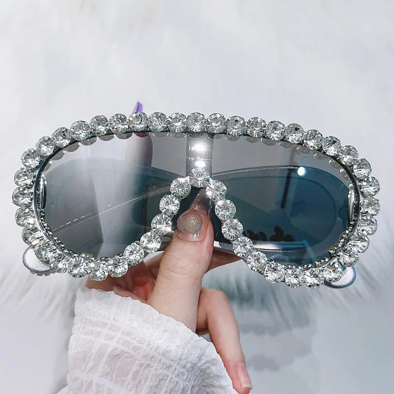 Shiny Diamond Rhinestone Sunglasses