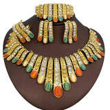 Opal multi-coloured Necklace Set