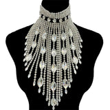 Long Tassel Choker Necklace