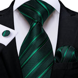 Plaid Classic 8cm Business Pocket Square Cufflinks