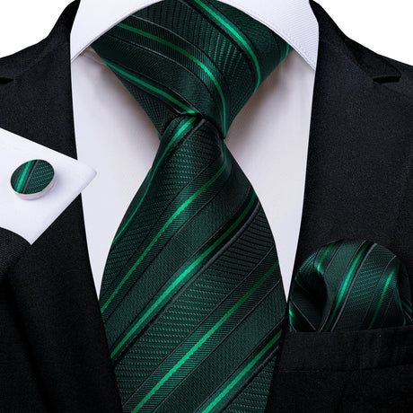 Plaid Classic 8cm Business Pocket Square Cufflinks