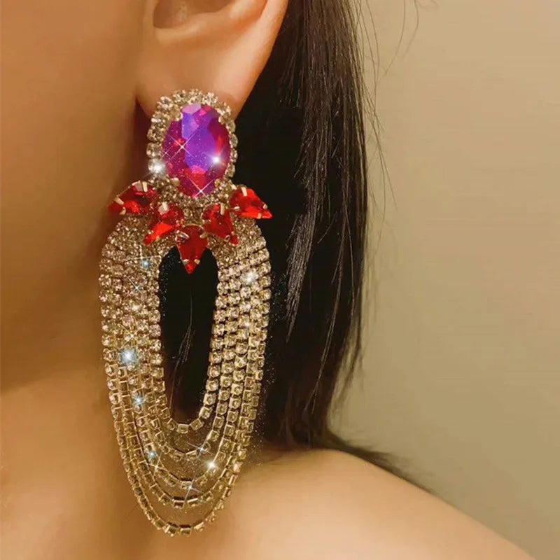 Crystal Drop Earrings