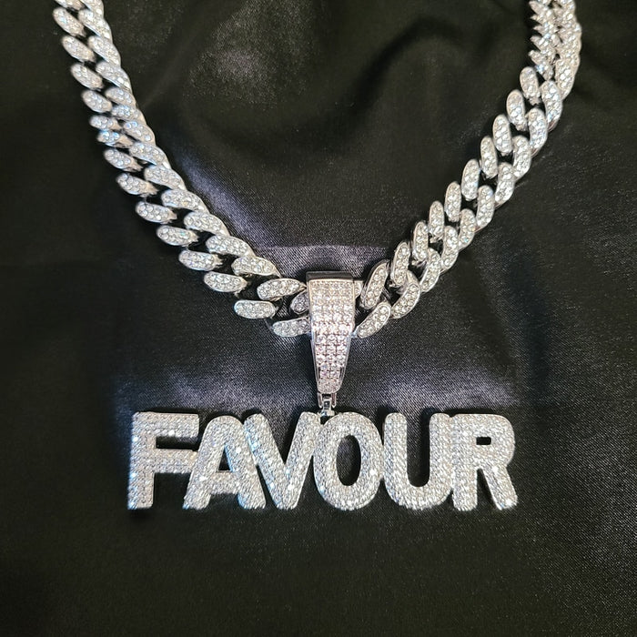 Bling Custom Name Cuban Necklace