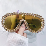 Shiny Diamond Rhinestone Sunglasses