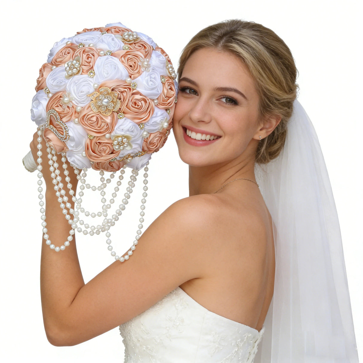 Luxury Rhinestone Wedding Bouquet