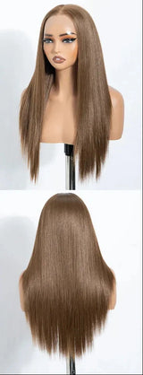 Streaks Straight 13X6 Synthetic Lace Front Wig