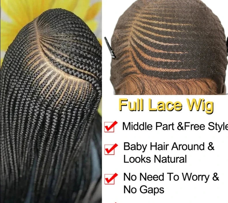 Long Braided Synthetic Wig