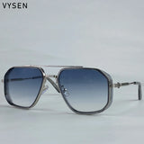 Oversized Steampunk Square Sunglasses