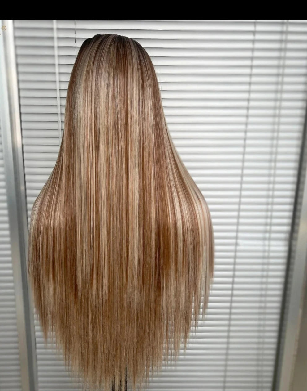 Ombre Highlight Long Synthetic Hair Wig