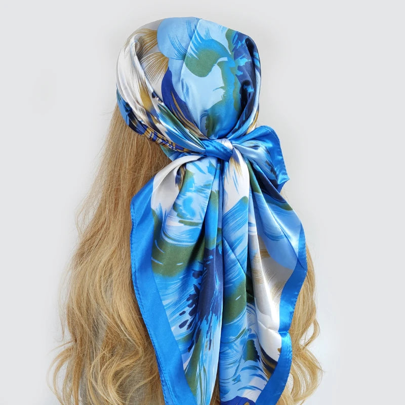 Bandanna Silk Muffler Scarf