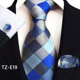Royal Striped Paisley Pocket Square Cufflinks Necktie