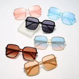 Square Large Transparent Sunglasses