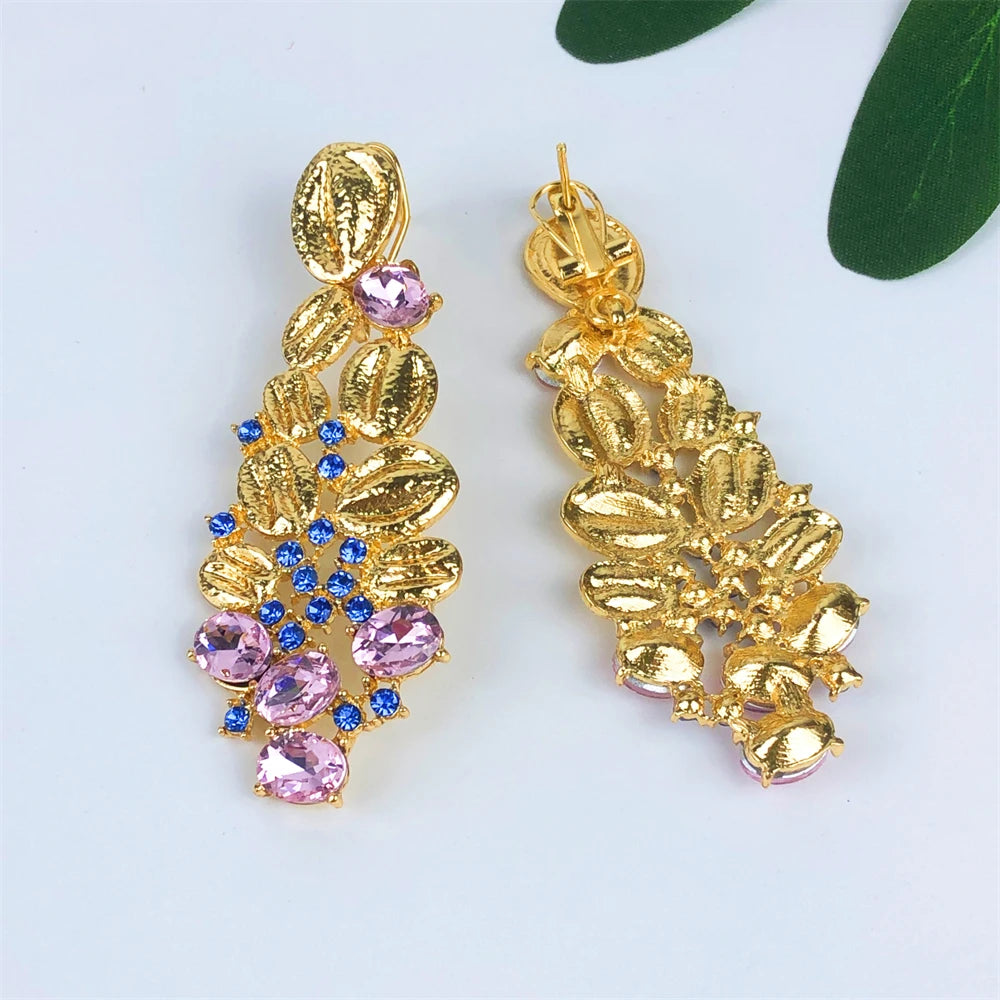 Vintage Opal 18K Gold Plated Jewelry Set