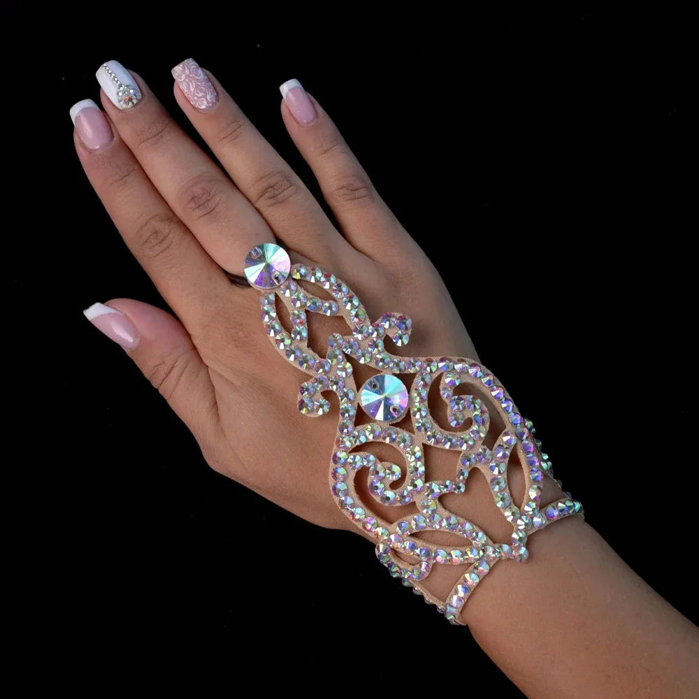 Rhinestone Geometry Bracelet