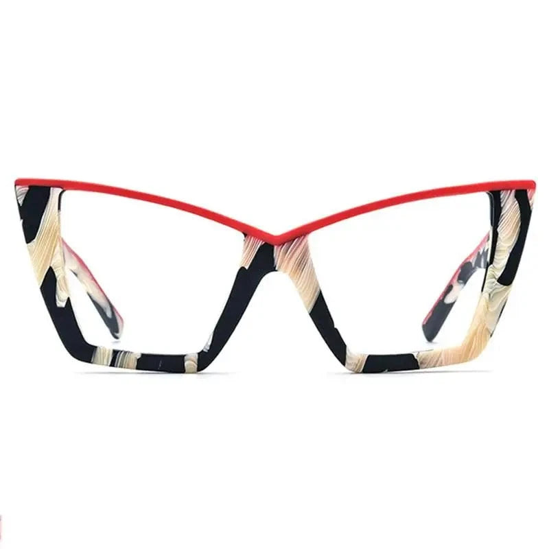 Big Frame Colorful Optical Eyeglasses