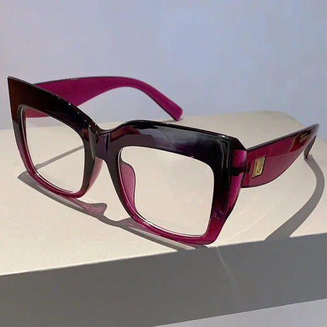 Oversized Square Eyeglasses