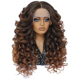 HD Curly Pre Plucked 13X5X1 Latisha Synthetic Wigs
