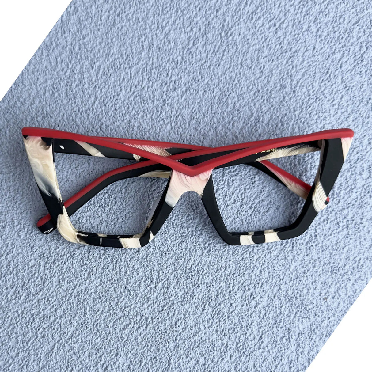 Big Frame Colorful Optical Eyeglasses