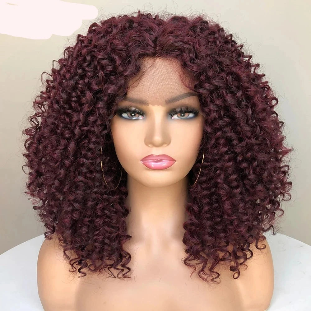 Curly Bob Synthetic Hair Wig