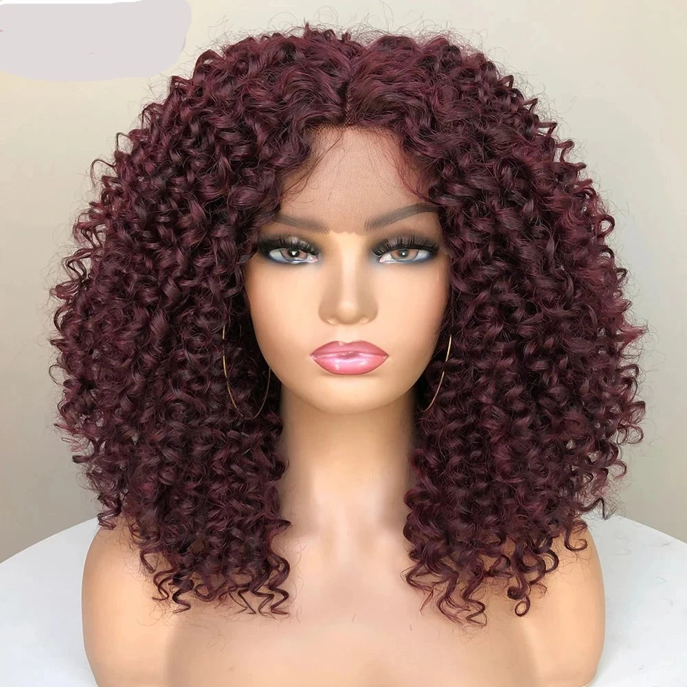 Kinky Curly Bob Synthetic Wig