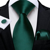 Plaid Classic 8cm Business Pocket Square Cufflinks