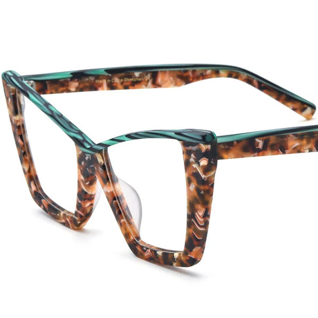 Big Frame Colorful Optical Eyeglasses