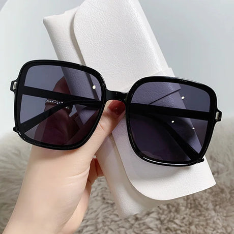 Square Large Transparent Sunglasses