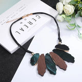 Korean Leaves Necklace