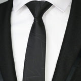 Plaids Jacquard Cravat Skinny 6CM Men's Ties