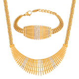 Gold Plated Necklace Set