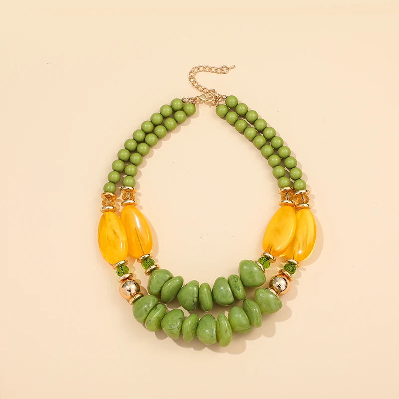 Multi-layer Beaded Necklace