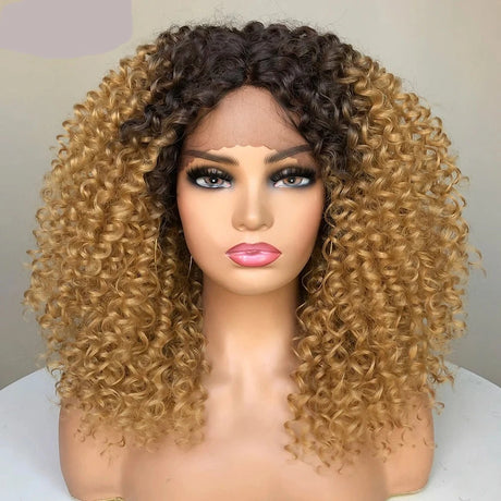 Kinky Curly Bob Synthetic Wig