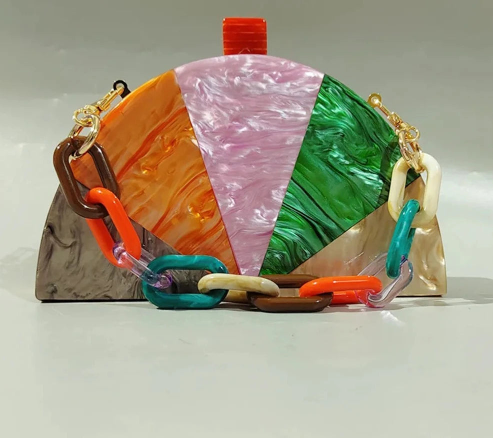 Patchwork Acrylic Purse