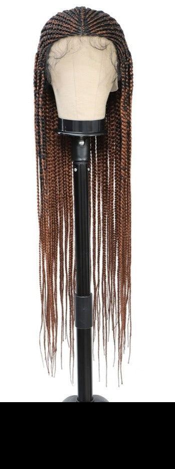 Ombre Red Box Braid Wig