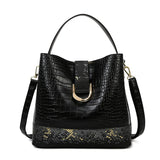 Crocodile Soft Leather Handbag